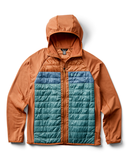 Comfortable Sun Coverage Capa Hybrid Insulated Hooded Jacket - Men s