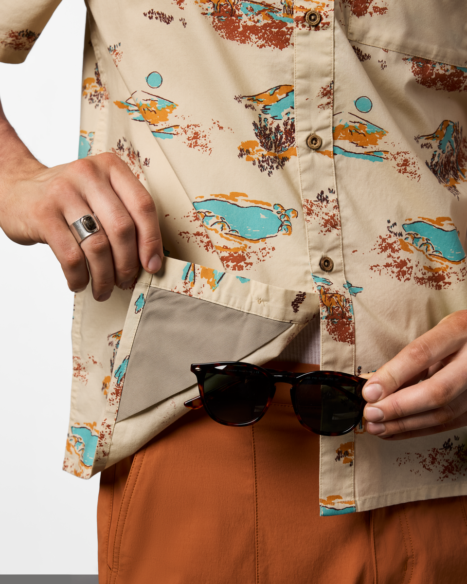 Everyday Adventure Style Estival Button Up Shirt - Print - Men s