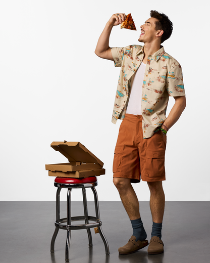 Everyday Adventure Style Estival Button Up Shirt - Print - Men s