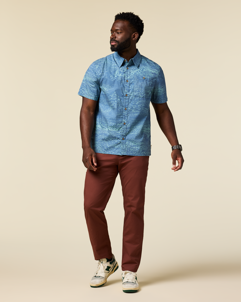 Everyday Adventure Style Estival Button Up Shirt - Print - Men s
