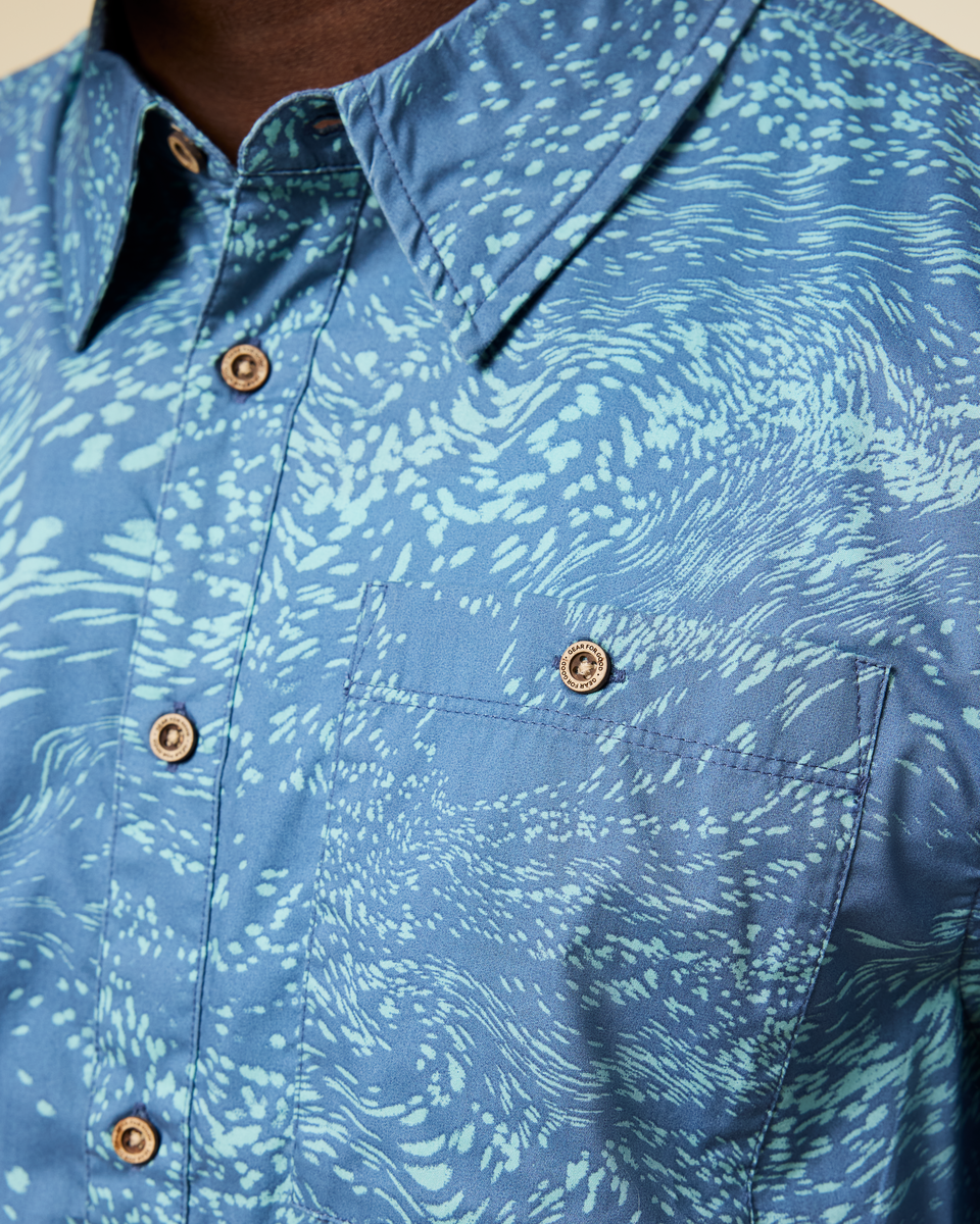 Everyday Adventure Style Estival Button Up Shirt - Print - Men s