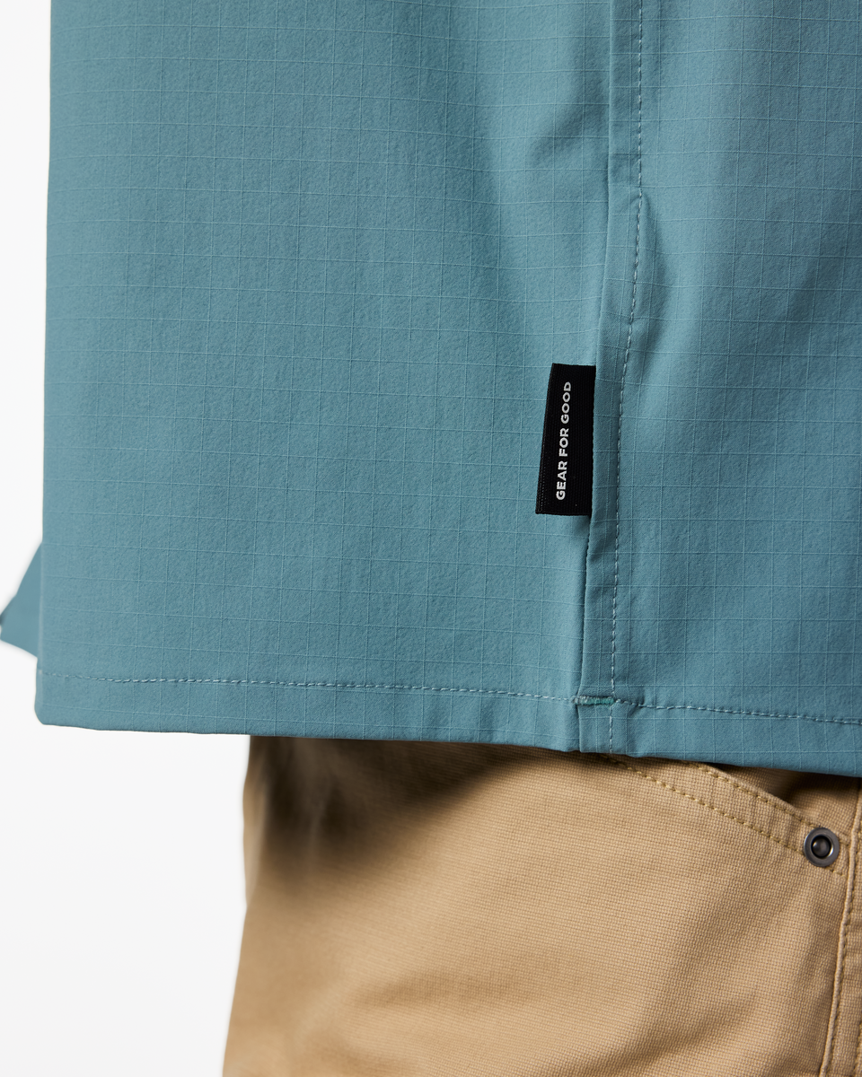 Warm Weather Comfort Solta Short-Sleeve Sun Shirt - Men s