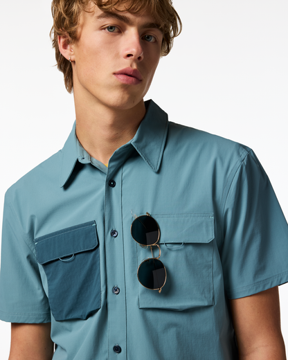 Warm Weather Comfort Solta Short-Sleeve Sun Shirt - Men s