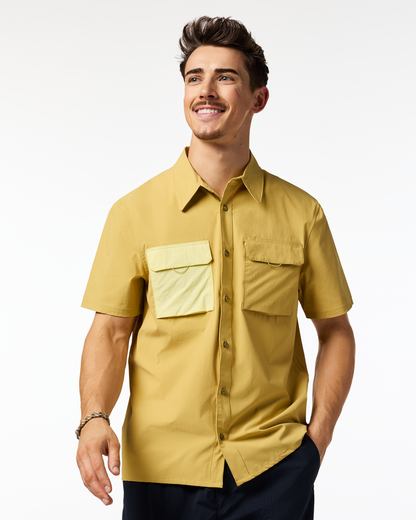 Warm Weather Comfort Solta Short-Sleeve Sun Shirt - Men s