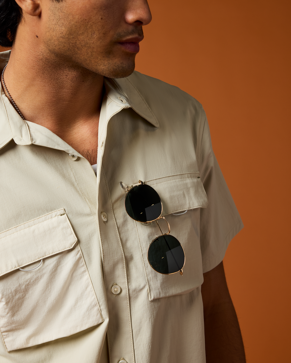Warm Weather Comfort Solta Short-Sleeve Sun Shirt - Men s