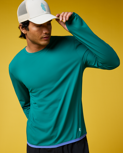 Lightweight Sun Coverage Sombra Long-Sleeve Sun Shirt - Men s
