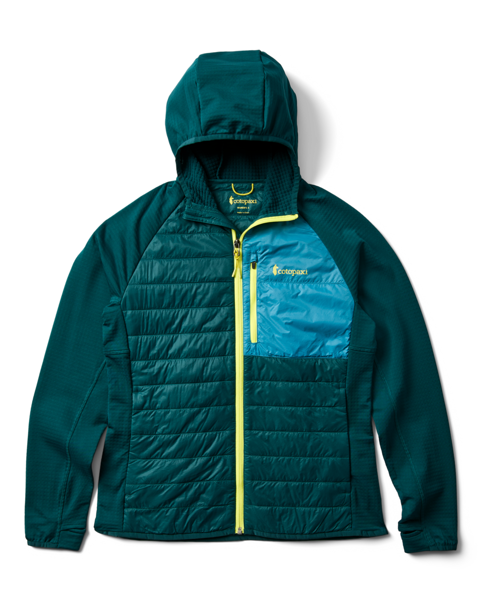 Soft Layering Warmth Acodo Hybrid Hooded Jacket - Women s