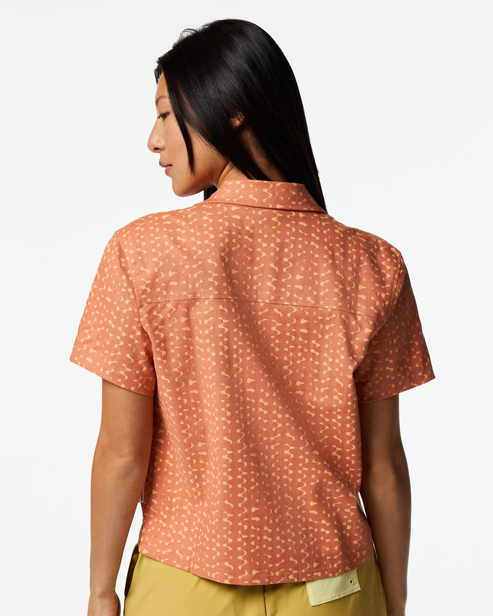 Outdoor Ready Design Afuera Button Up Shirt - Print - Women s