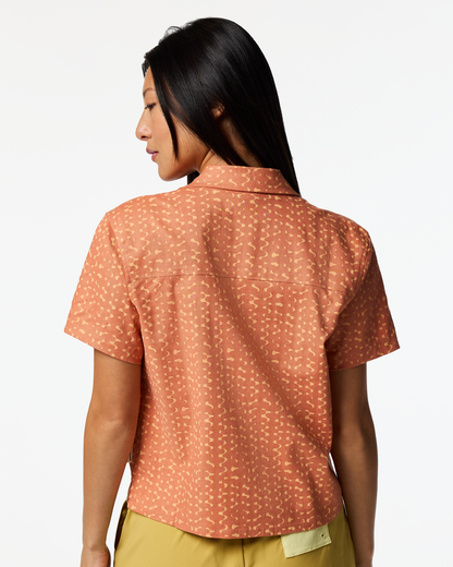 Outdoor Ready Design Afuera Button Up Shirt - Print - Women s