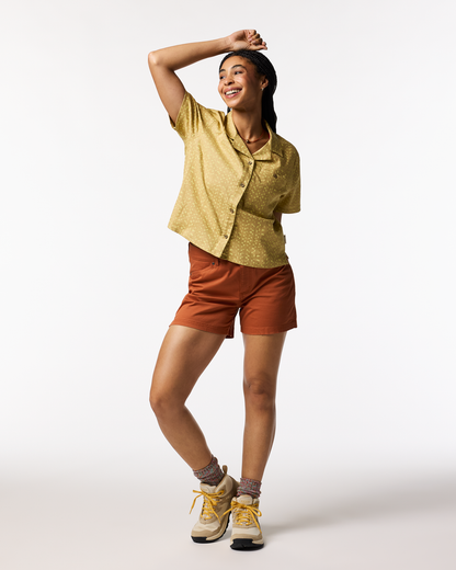 Outdoor Ready Design Afuera Button Up Shirt - Print - Women s