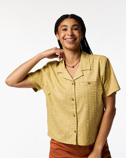 Outdoor Ready Design Afuera Button Up Shirt - Print - Women s