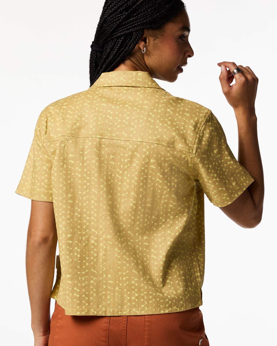 Outdoor Ready Design Afuera Button Up Shirt - Print - Women s