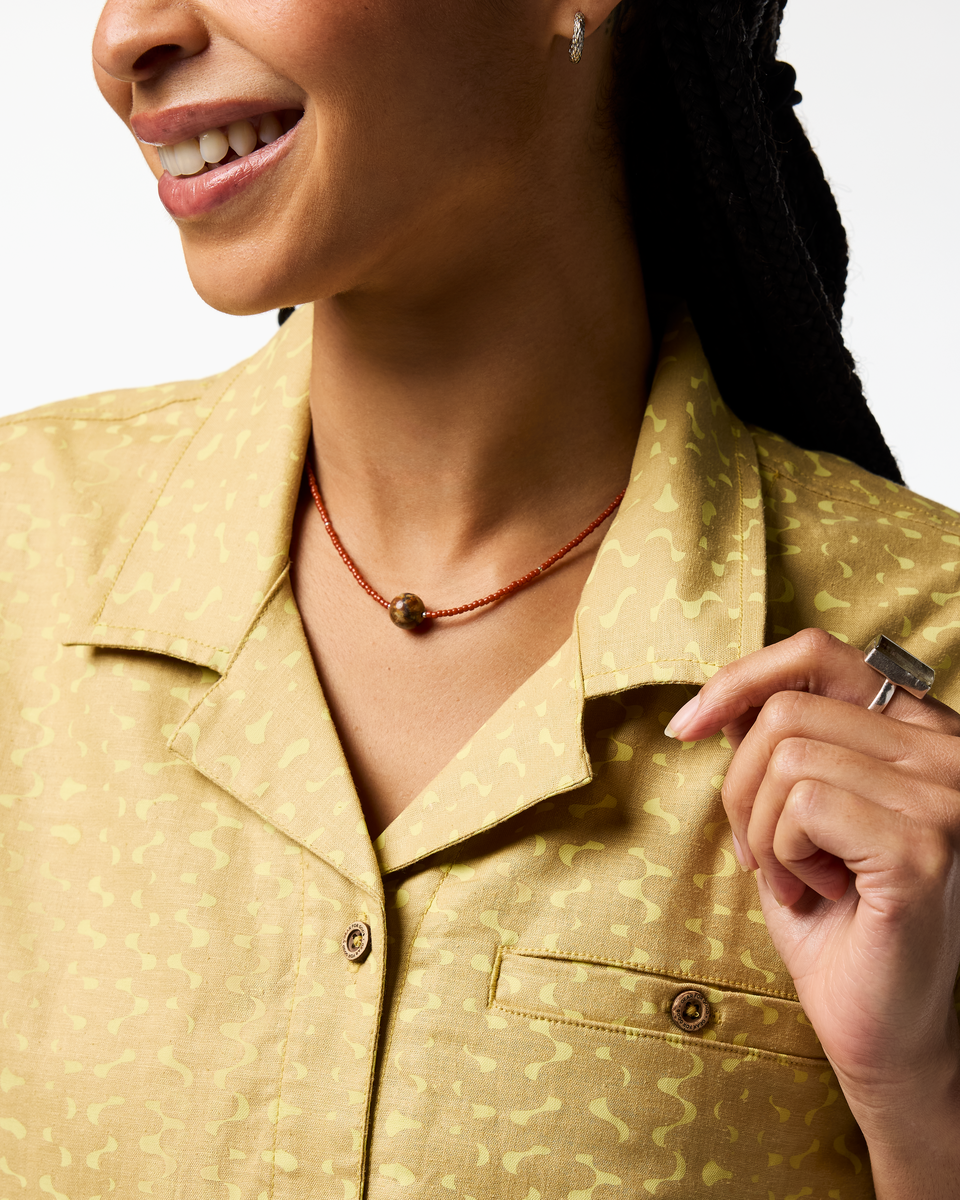 Outdoor Ready Design Afuera Button Up Shirt - Print - Women s