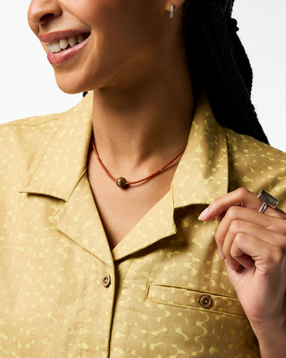 Outdoor Ready Design Afuera Button Up Shirt - Print - Women s