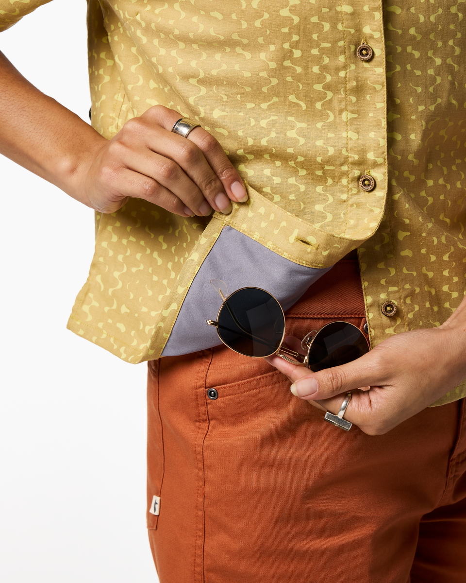 Outdoor Ready Design Afuera Button Up Shirt - Print - Women s