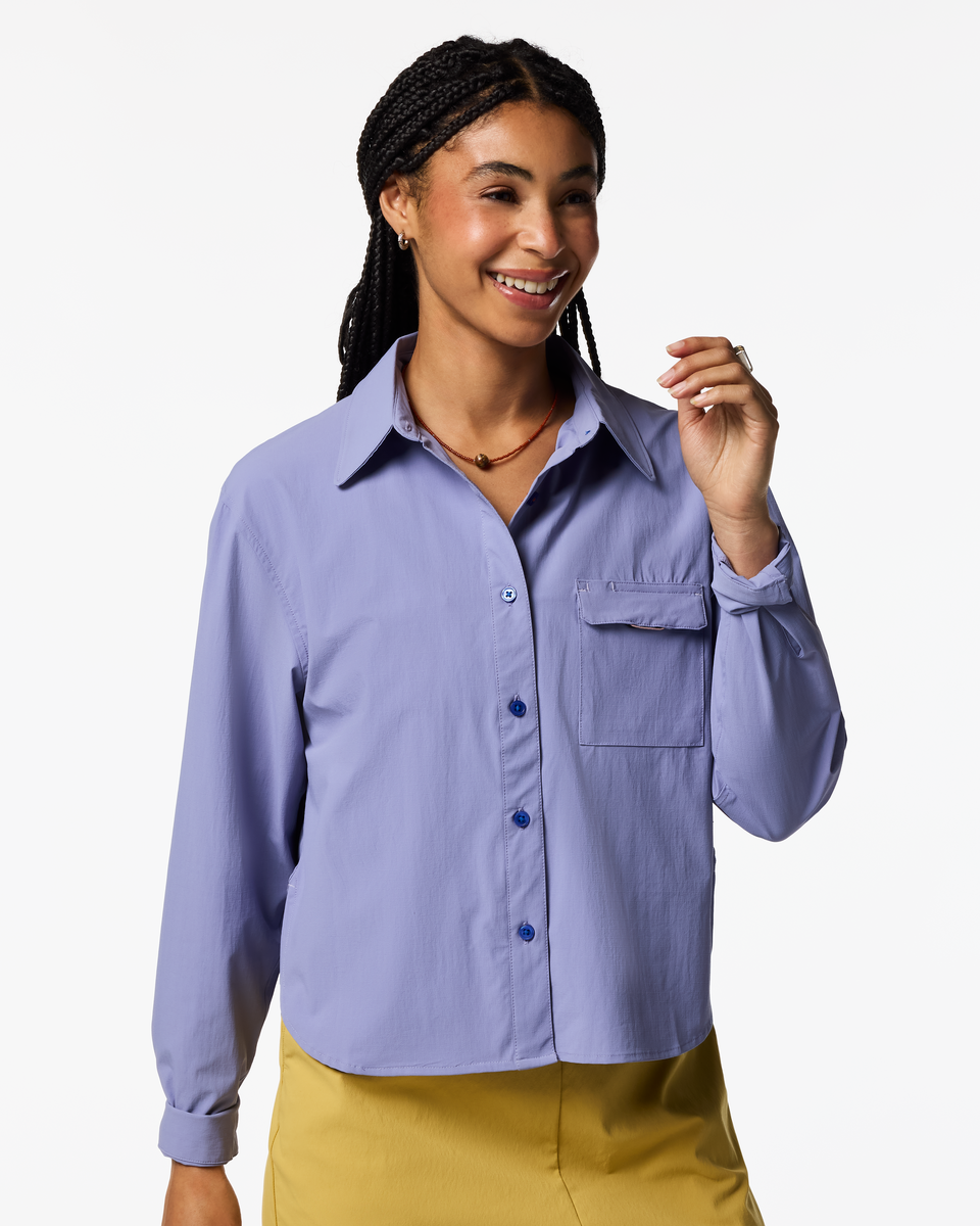 Warm Weather Comfort Solta Long-Sleeve Sun Shirt - Women s
