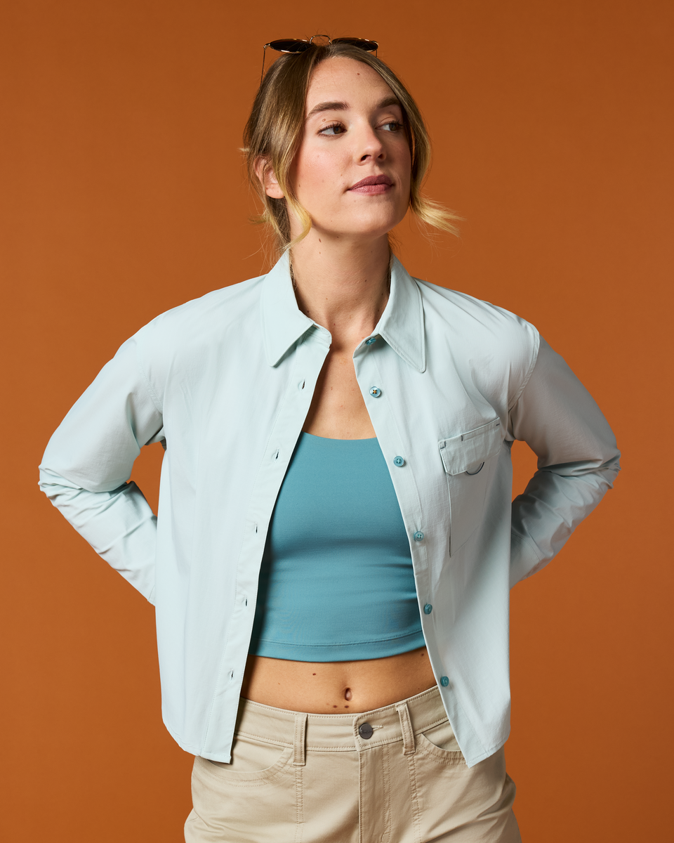 Warm Weather Comfort Solta Long-Sleeve Sun Shirt - Women s