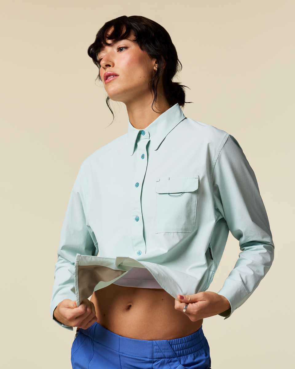 Warm Weather Comfort Solta Long-Sleeve Sun Shirt - Women s