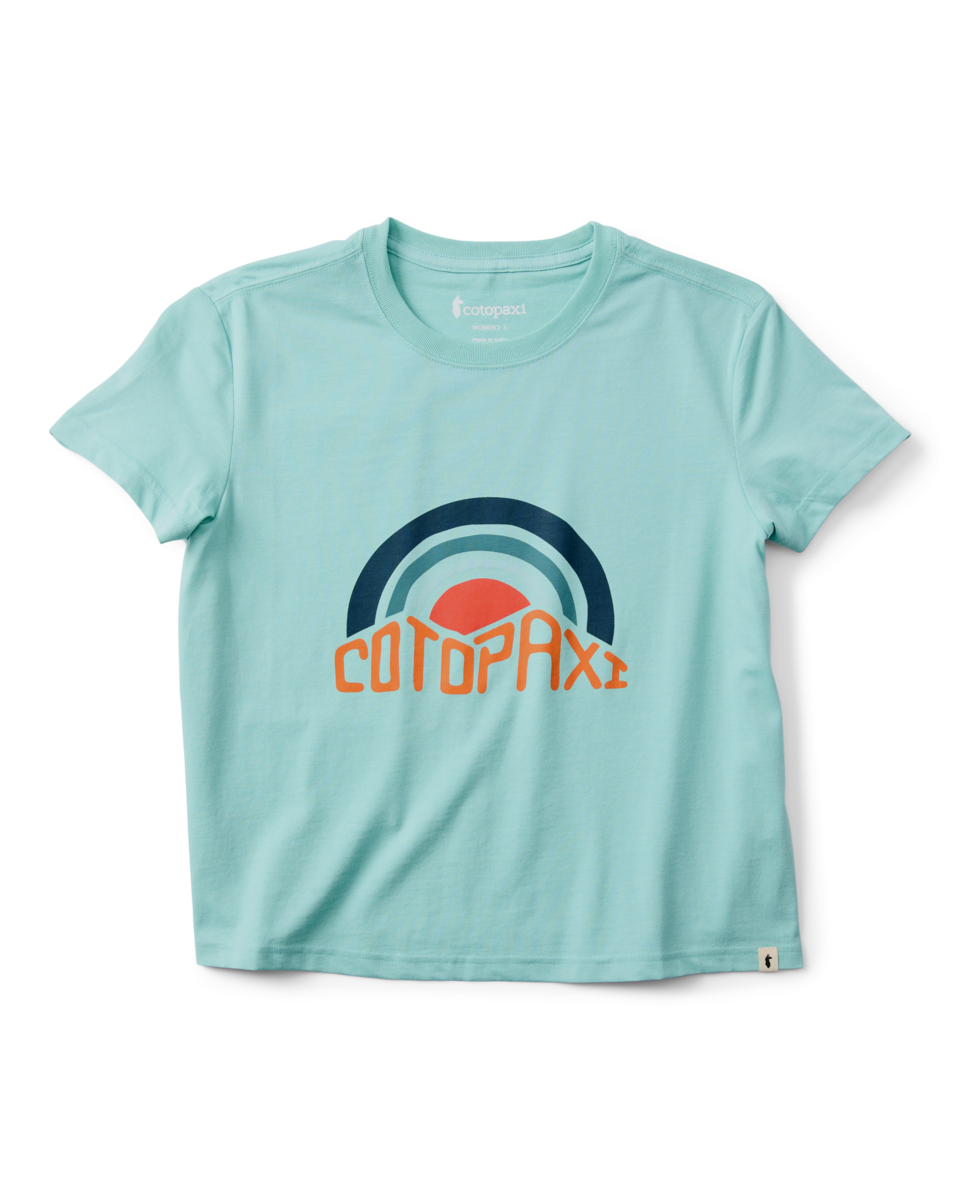Casual Adventure Style Sunset Embers T-Shirt - Women s