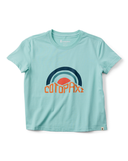Casual Adventure Style Sunset Embers T-Shirt - Women s