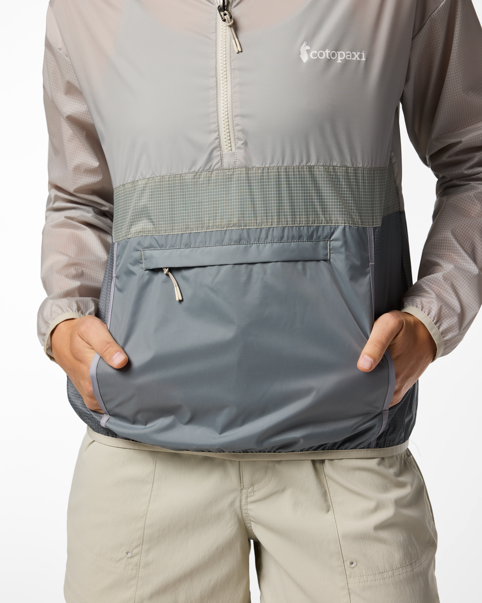 Lightweight Wind Coverage Teca Half-Zip Windbreaker - Women s