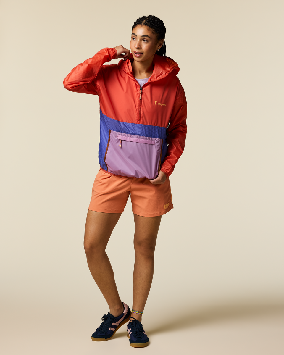 Lightweight Wind Coverage Teca Half-Zip Windbreaker - Women s