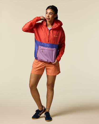 Lightweight Wind Coverage Teca Half-Zip Windbreaker - Women s