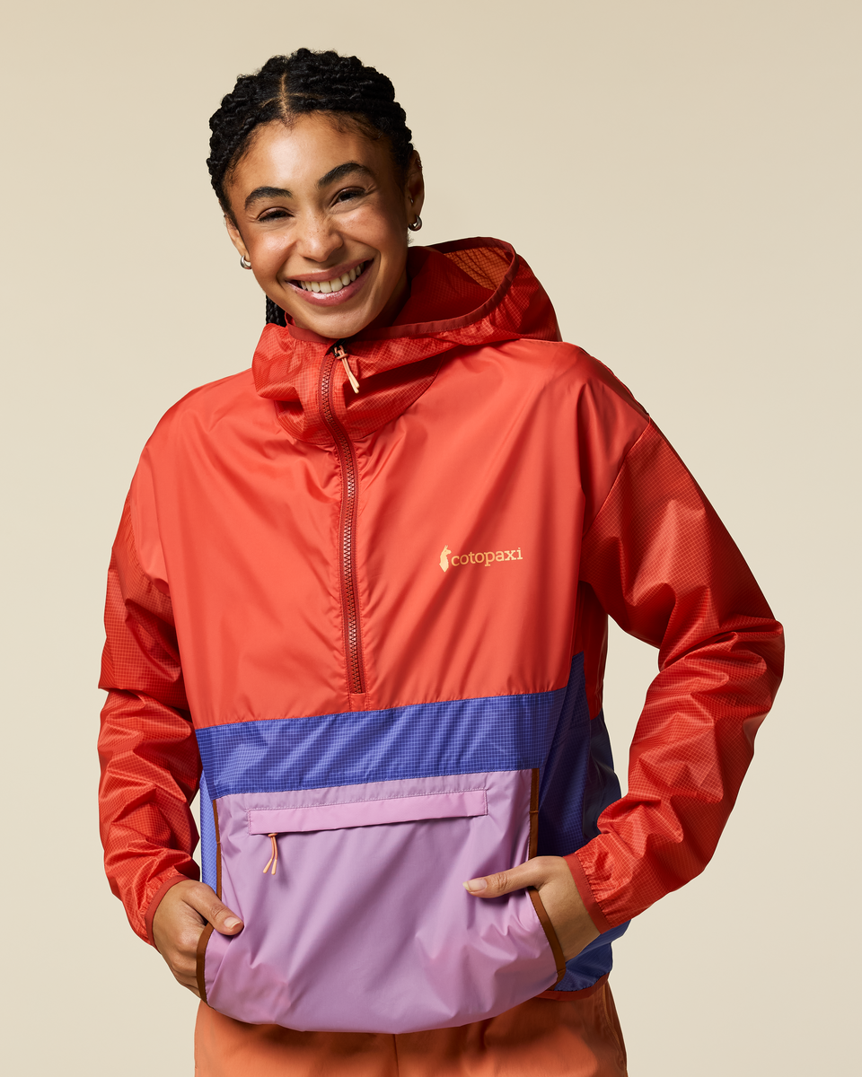 Lightweight Wind Coverage Teca Half-Zip Windbreaker - Women s