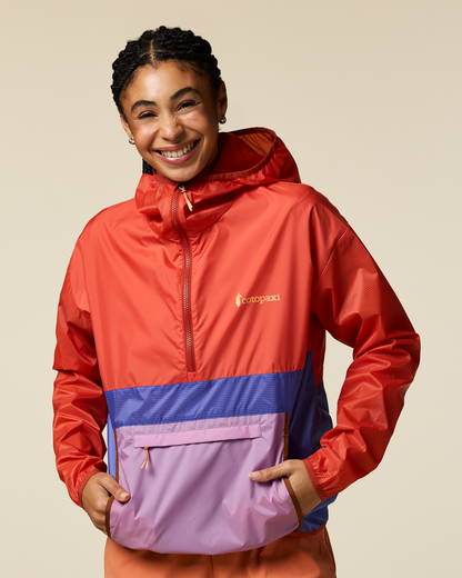 Lightweight Wind Coverage Teca Half-Zip Windbreaker - Women s