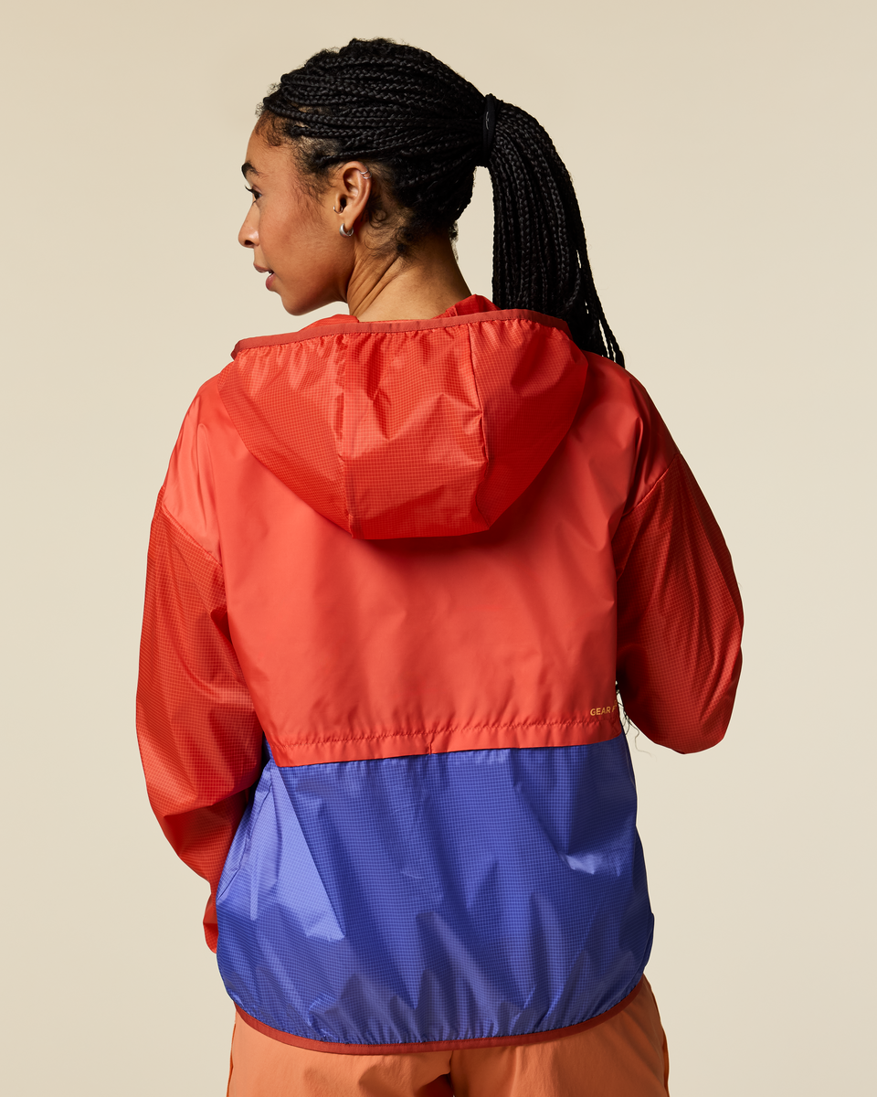 Lightweight Wind Coverage Teca Half-Zip Windbreaker - Women s