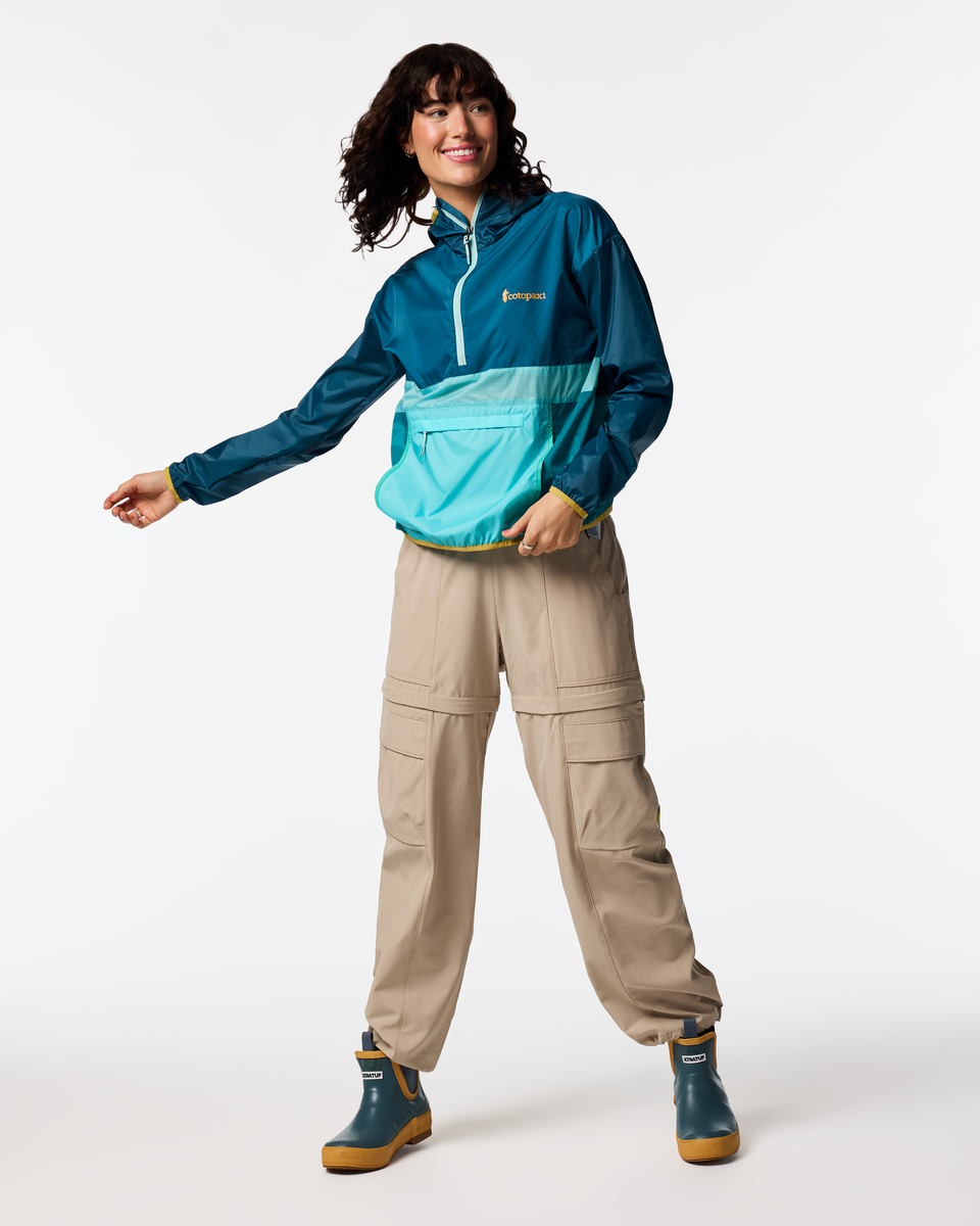 Lightweight Wind Coverage Teca Half-Zip Windbreaker - Women s