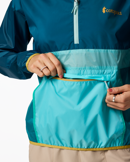 Lightweight Wind Coverage Teca Half-Zip Windbreaker - Women s